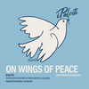 album cover image featuring a drawing of a white dove on a pale blue background with the title "On Wings of Peace"