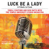 Album cover image featuring metal microphone over abstract painted background