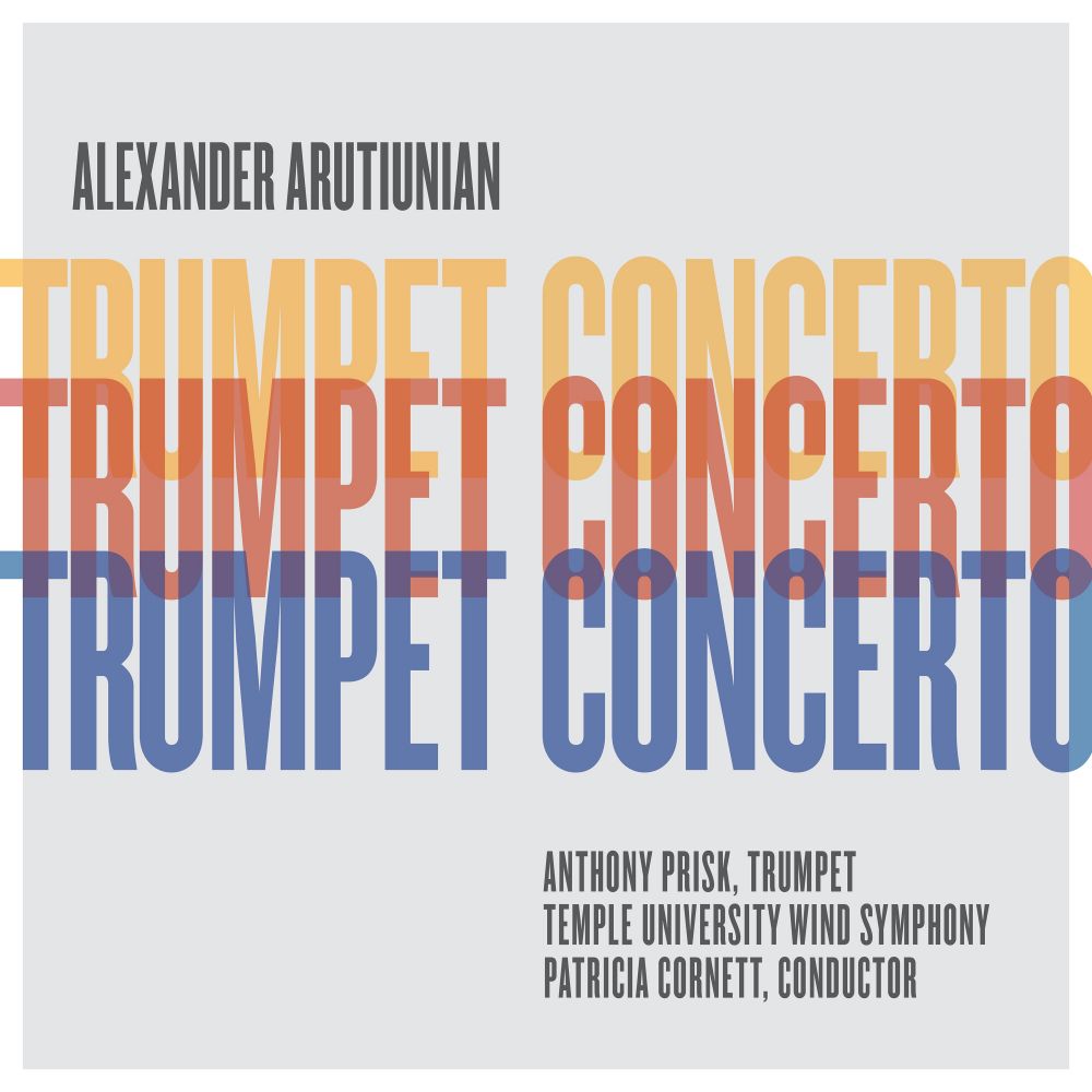 Cover art for Arutiunian Trumpet Concerto featuring Anthony Prisk