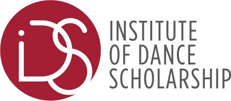 Logo with letters "IDS" inside a circle on the left, and "Institute of Dance Scholarship" written on the right.