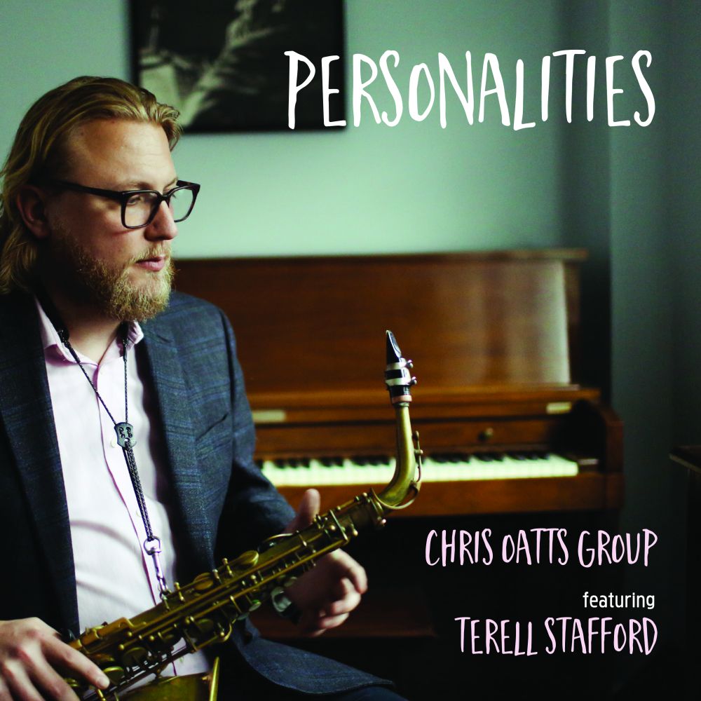 Album cover image featuring white man with long hair seated and holding a saxophone with an upright piano in the background